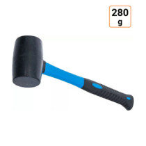 Maillet caoutchouc manche en fibres de verre 280 g