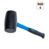 Maillet caoutchouc manche en fibres de verre 900 g