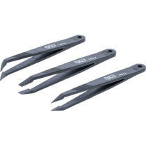 Lot de 3 pincettes en plastique - 1