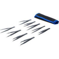 Lot de 9 pincettes en acier - 1