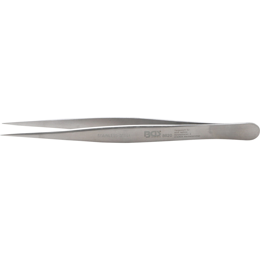Pincette pointue en acier droite 125 mm - 1