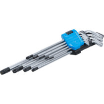 9 clés torx extra longues avec perçage T10 à T50 - 1