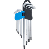  9 clés torx extra longues avec perçage T10 à T50 - 3