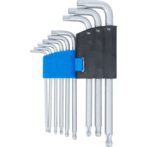 9 clés torx avec tête sphérique T10 à T50 - 4