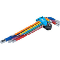 9 clés allen multicolore extra longues 1
