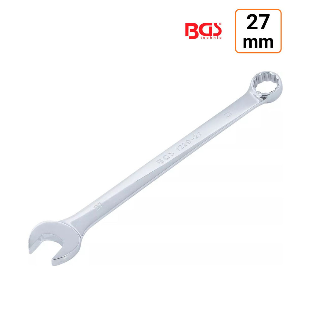 Clé mixte 27 mm extra longue haute qualité
