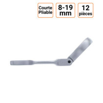 Jeu de 12 clés mixtes à cliquet