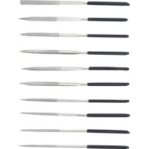  Jeu de 10 limes diamantées droites 140 x 3 mm - 3
