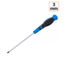 Tournevis plat 3 mm avec longueur de la lame 100 mm