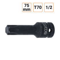 Douille à choc Torx T70 1/2" pouce longueur 75 mm