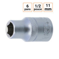 Douille CRV six pans 1/2 pouce en 11mm