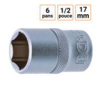Douille CRV six pans 1/2 pouce en 17mm