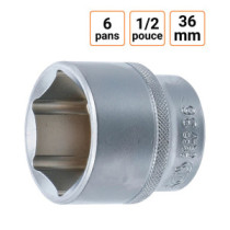 Douille CRV six pans 1/2 pouce en 36mm