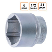 Douille CRV six pans 1/2 pouce en 41mm