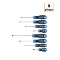 Set de tournevis 8 pièces avec tige aimanté