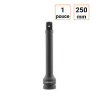 Rallonge de douilles à choc de 250 mm en 1 pouce