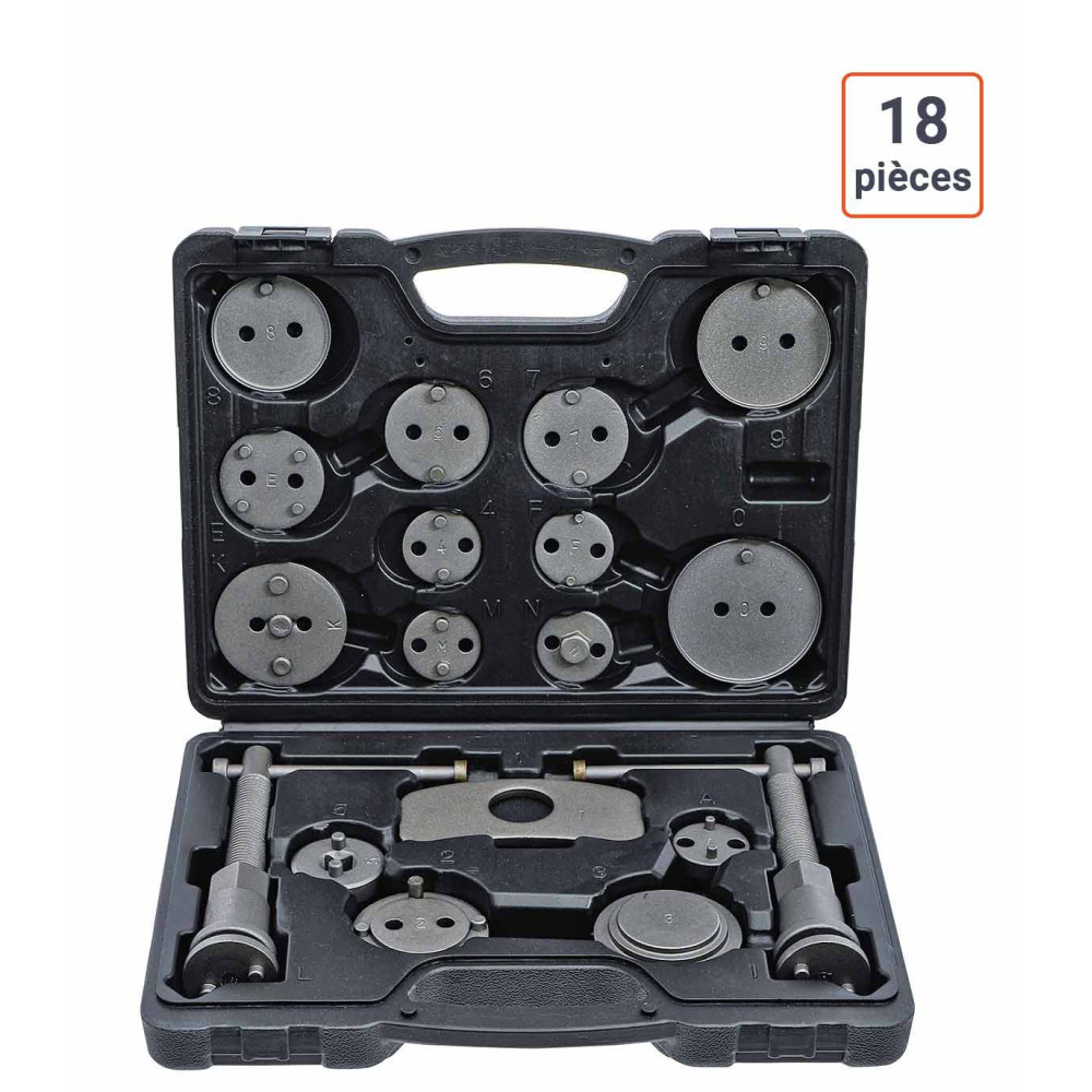 Coffret repousse piston de frein 18 pièces