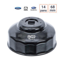 Cloche à filtre à huile 14 pans 68 mm pour Ford, Mazda, Subaru
