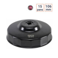 Cloche à filtre à huile 15 pans 106 mm pour Fiat Ducato