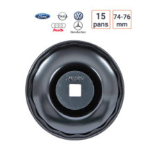 Cloche à filtre à huile 15 pans Audi, Ford, MB, Opel, VW
