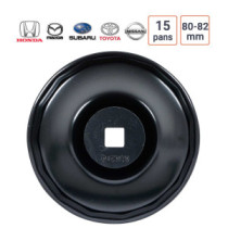 Cloche à filtre à huile 80 - 82 mm pour Honda, Mazda, Nissan, Subaru, Toyota