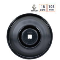 Cloche à filtre à huile 108 mm pour Renault