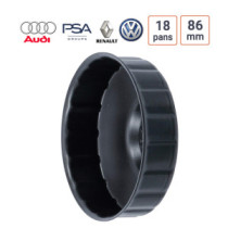 Cloche à filtre à huile 18 pans pour Audi, PSA, Renault, VW