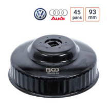 Cloche à filtre à huile 45 pans 93 mm pour pour Audi TDI, VW
