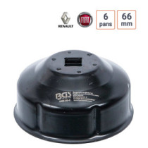 Cloche à filtre à huile 6 pans 66 mm pour Fiat, Renault