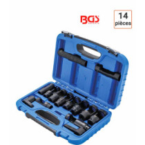 Coffret 14 pièces douilles spéciale pour sonde Lambda
