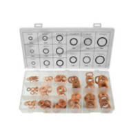 Coffret de 150 joints en cuivre pour vidange