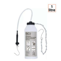 Flacon de purgeur de freins 1 litre pour récupération liquide usagé