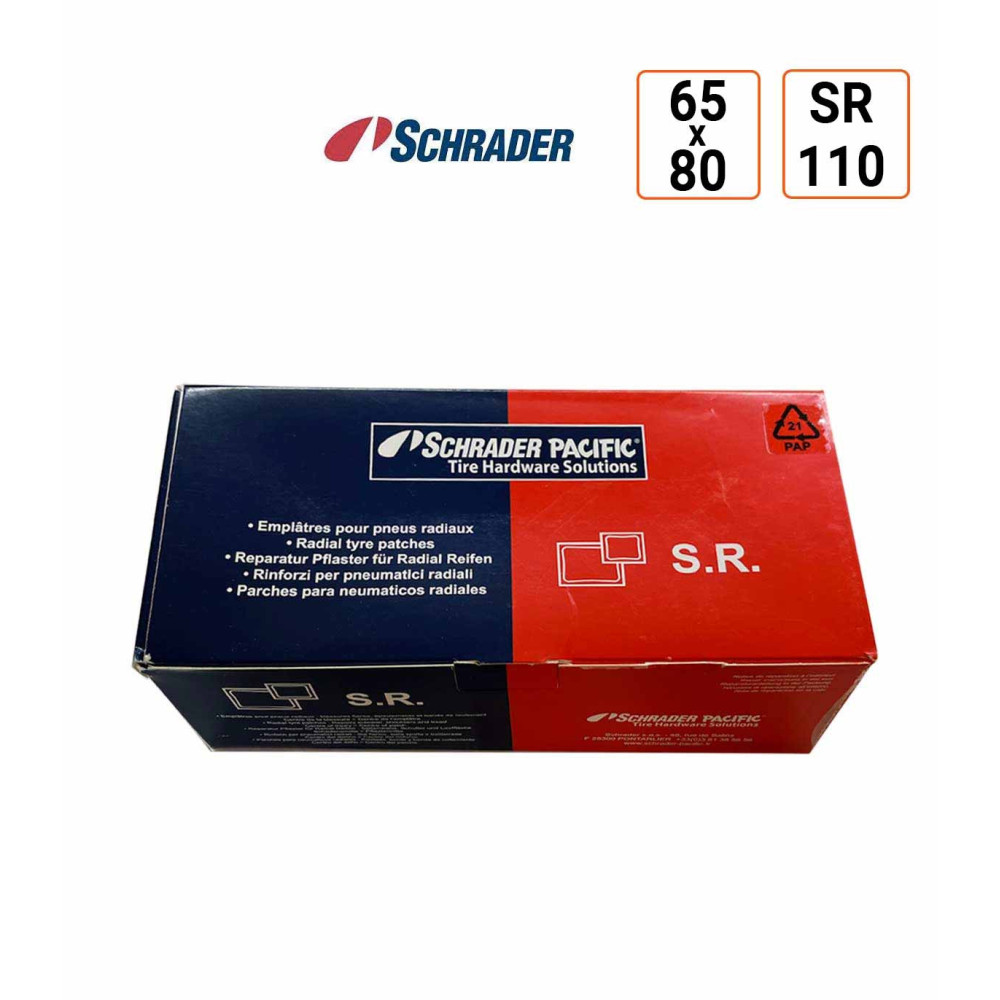 Emplatre SR 110 Schrader 65x80 mm