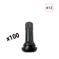 Valves TR412 pneu tubeless par 100ex