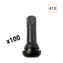 Valves TR413  pneu tubeless  par 100ex