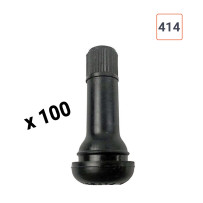 Valves TR 414 pneu tubeless par 100ex
