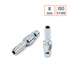 Embout pour tuyau type ISO 6150B - diamètre intérieur 8mm