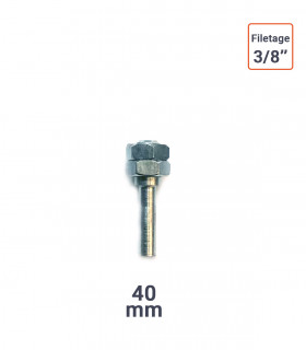 adaptateur porte outils 6 mm pour Rape Cloche filetage 3/8''