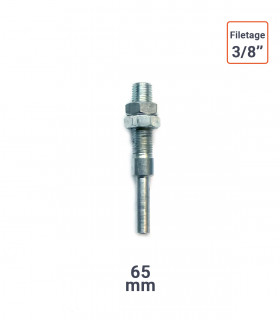 adaptateur porte outils 6 mm LONG pour Rape Cloche filetage 3/8''