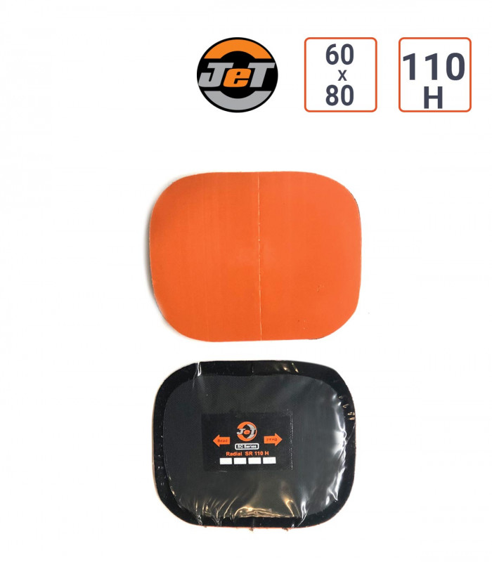 SR110 H Emplâtre radial en 80x60 mm JET par 10 ex.