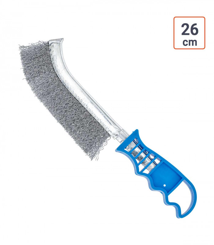 Brosse en fil d'acier 26 cm