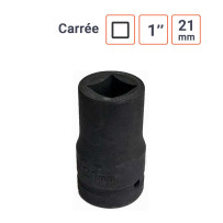 Douille à Chocs 1 Pouce Spéciale profil Carré 21 mm