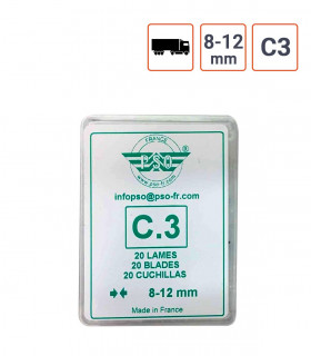 Lame à Retailler C3 de PSO - boite de 20 lames.