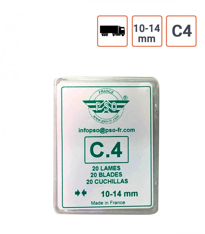 Lame à Retailler C4 de PSO - boite de 20 lames.