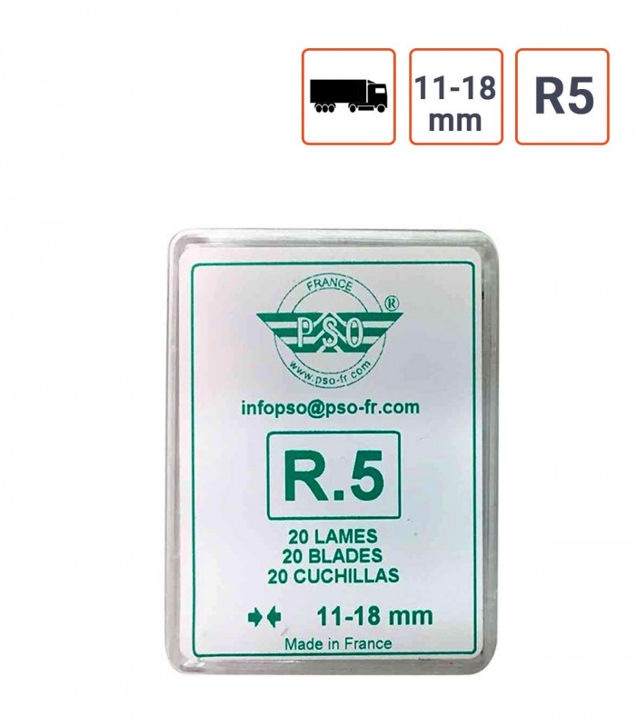 Lame à Retailler R5 de PSO - boite de 20 lames.
