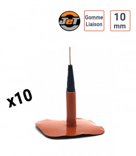 Chevilles réparation 10mm + gomme de liaison JET par 10 ex.