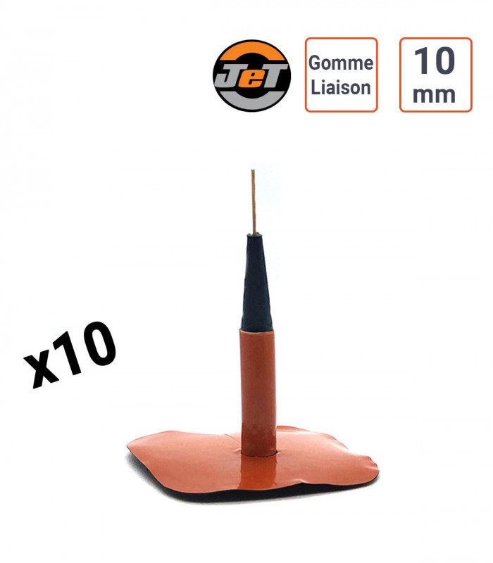 Chevilles réparation 10mm + gomme de liaison JET par 10 ex.