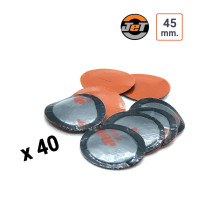 Pièces de réparation chambre à air  JET en 45 mm par 40 ex.
