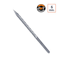 Fraise carbure de tungstène 6 mm avec étui de protection
