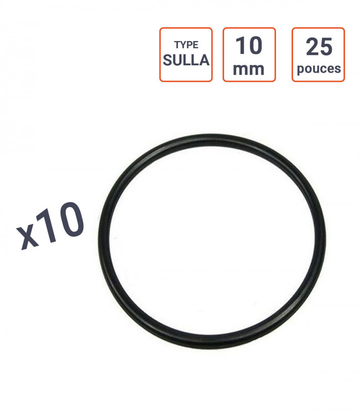 Joint torique 25 pouces diamètre 10 mm type Michelin Sulla